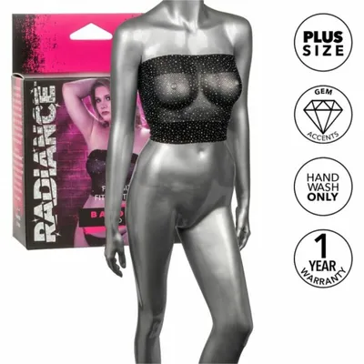 Imagen del producto de Calexotics - Radiance Top Bandeau Pedrería Talla Grande