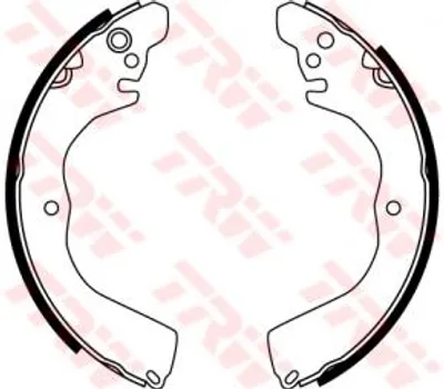 Produktbild von Trw Bremsbackensatz, Feststellbremse Hinterachse GS8762