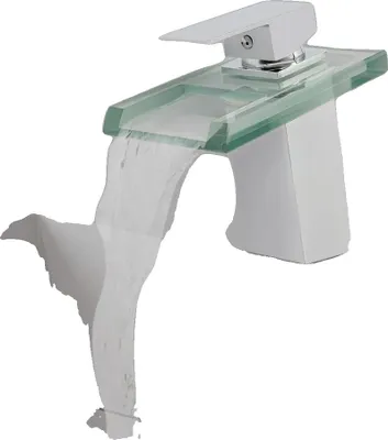 Produktbild von Wasserhahn, Farbwechsel-LED, Empfindlichkeit gegenüber Wassertemperatur, Silber, Messing