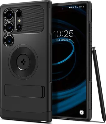 Produktbild von Spigen Slim Armor, Cover, Samsung, Galaxy S24 Ultra, 15,8 cm (6.2"), Schwarz
