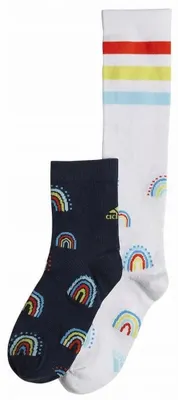 Produktbild von Adidas - Socken für Kinder(2er-Pack) PP6911 (34 EU - 36 EU) (Weiß/Legend Tinte)