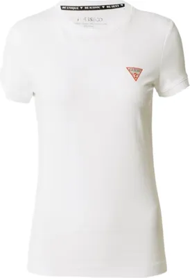 Produktbild von GUESS JEANS Damen T-SHIRT Weiß W2YI44J1314_BIG011 : Größe - L Größe: L