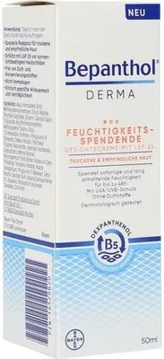 Produktbild von BEPANTHOL Derma feuchtigk.spend.Gesichtscre.LSF 25 50ml PZN 16529820