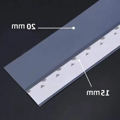 Produktbild von 35x500cm transparente Selbstklebende Silikon-Dichtstreifen