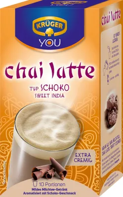 Produktbild von Krüger You Chai Latte Typ Schoko Sweet India extra cremig | 10 Portionen