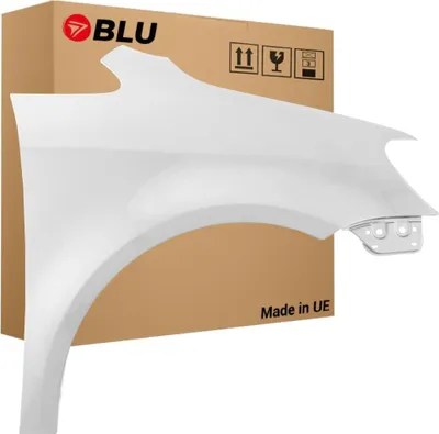 Image de BLU Aile Compatible avec Volkswagen Touran 1T3 LC9A Droite Weiss PureWeiss | 2010-2015 | Avant | Peint| Prêt à Monter | Acier