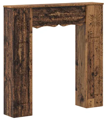Image de Cadre en bois massif, dimensions 102 x 20 x 102 cm, matériau : bois