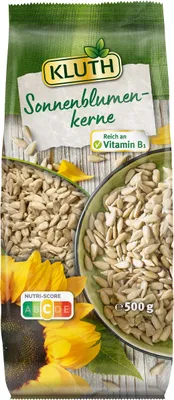 Produktbild von Kluth Sonnenblumenkerne zum Snacken reich an Vitamin B1 500g