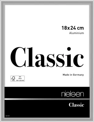 Produktbild von nielsen Aluminium Bilderrahmen Classic, 18x24 cm, Silber