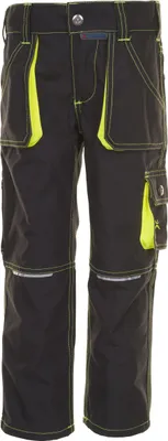 Produktbild von Größe 170/176 Kinder Planam Junior Bundhose anthrazit gelb Modell 6110