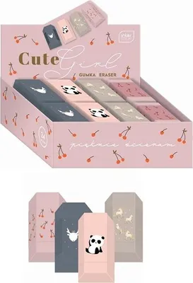 Image de Interdruk, gomme à effacer, motif : une jeune fille