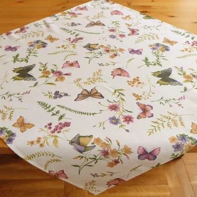 Produktbild von Tischwäsche mit Druckmotiv Schmetterling 110 x 110 cm