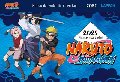 Produktbild von Naruto Shippuden 2025 Mitmachkalender für jeden Tag