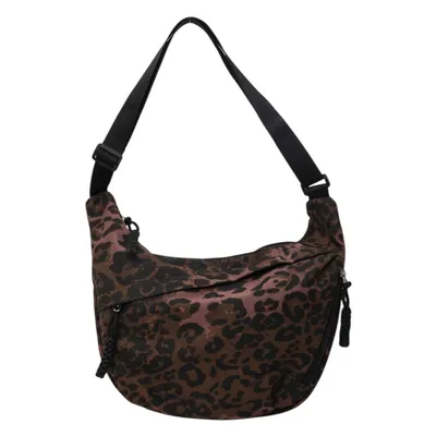 Produktbild von Umhängetasche Damen, Leopard Crossbody mit Verstellbarem Gurt für Reisen Arbeit Schule, Dunkelbraun