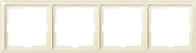 Produktbild von Merten artec weiß cremeweiß Rahmen 4-fach 481494