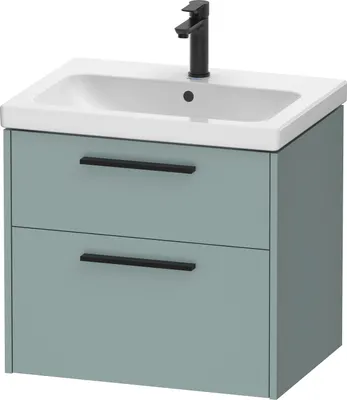 Immagine prodotto di Duravit D-Code Meuble sous-lavabo, 1 tiroir, 634x460mm, découpe siphon, avec poignée, DC46710BDHG0000, DC46710BDHG0000