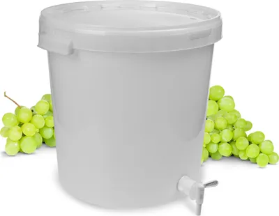 Image de Cuve de fermentation de 30 L avec couvercle et robinet 340432 BRO