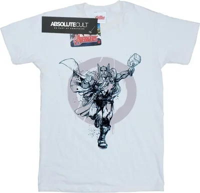 Produktbild von Marvel - T-Shirt für Herren BI5998 (S) (Weiß)