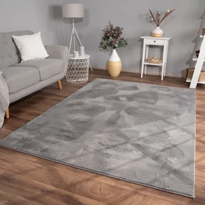Produktbild von TT Home Wohnzimmer Teppich Hochflor Langflor Kunstfell Weich Modern Unifarben Flauschig Größe 160x230 cm