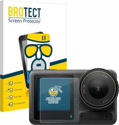 Produktbild von BROTECT Entspiegelungs Schutzglas für DJI Osmo Action 4 (Vorderes Display) Schutzfolie Panzer Folie Glas Display Schutz matt