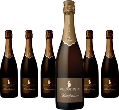 Produktbild von 6 x Karl Pfaffmann Chardonnay Sekt Brut