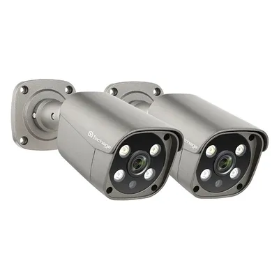 Obrázok produktu pre vonkajšia monitorovacia kamera 4K 8MP/5MP, detekcia pohybu AI, obojsmerný zvuk, 2 x 5MP kamera36mm