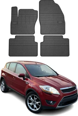 Image de Tapis de Sol pour Ford Kuga 2008-2013 Caoutchouc Noir