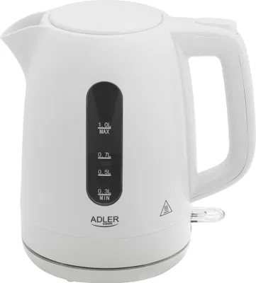 Produktbild von Adler AD 1380 Wasserkocher mit STRIX-Sicherheitssystem - 1 L, 2200 W, Weiß