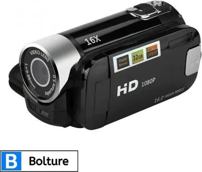 Obrázok produktu pre Videokamera - Handycam - Videokamera - Vlog kamera - Filmová kamera - 16x zoom - 1080P - HD