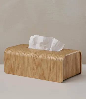 Productafbeelding van Kazai. Tissue box houder 'Toke' -gecertificeerde houten Tissuebox - Duurzame weefselhouder in Scandinavisch design - Eiken