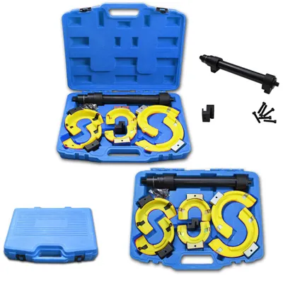 Image de Vigevee Tendeur de ressort Tendeur de jambe de suspension pour MCPherson Universel 1050 kg Système de jambe de suspension Abaissement Jambe de suspension Ressort Voiture Outil