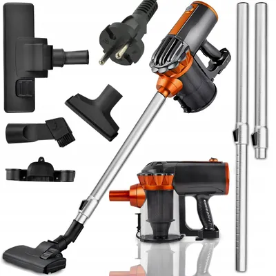 Produktbild von Vertikaler Handstaubsauger mit Zyklonfilter, 650 W, beutellos, 5-in-1, 5 m – 16 kPa, 1,5 l