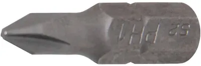 Image de Embout Cruciforme PH1 6,3 mm - L. 25 mm - Précision et Fiabilité, Acier - D-Work