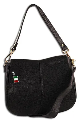Immagine prodotto di Florence borsa a tracolla in pelle borsa a tracolla nera OTM104S