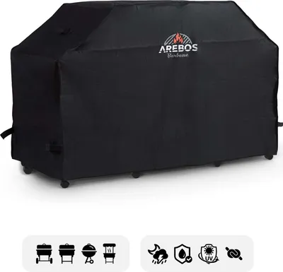 Produktbild von AREBOS Kryt na gril Kryt na plynový gril Kryt na gril odolný proti dažďu Ochranný kryt na gril Ochranné kryty na gril odolné proti prachu 183 x 66 x 130 cm