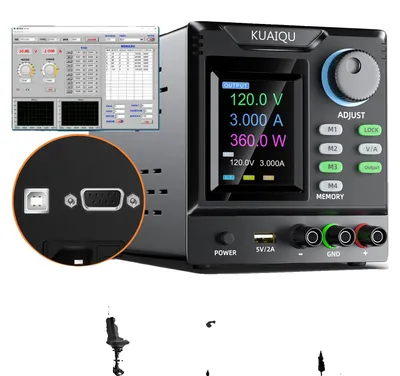 Obrázek produktu pro Stejnosměrný napájecí zdroj, programovatelný, připojení přes USB, SPPS-D 120 V, 3 A