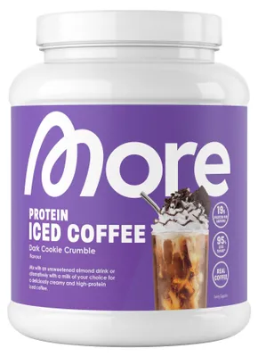 Produktbild von More Nutrition Protein Iced Coffee- 500 g Dark Cookie Crumble