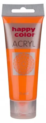 Produktbild von Happy Color Orange Acrylfarbe 75 ml hobby