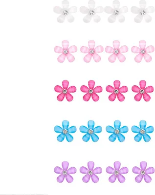Produktbild von INF Funkelndes Strass-Haarschmuck-Set - Kristallblume