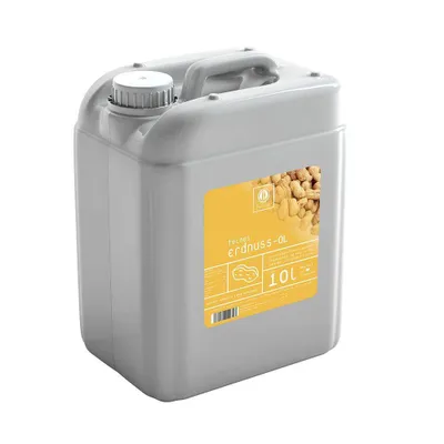 Produktbild von Fuduu.de - Erdnussöl, sehr hoch erhitzbar, eignet sich perfekt zum frittieren, braten oder kochen, gut für Fritteuse, Bratöl und Frittieröl