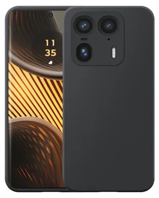 Image de Convient pour Motorola Edge 50 Ultra Phone Case Flexible Silicon TPU Case - Flexible Back Cover Case Silicone TPU - Black - Smartphonics