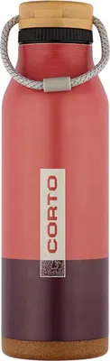Image de CORTO Bouteille isotherme en bambou 0,7 L terracote
