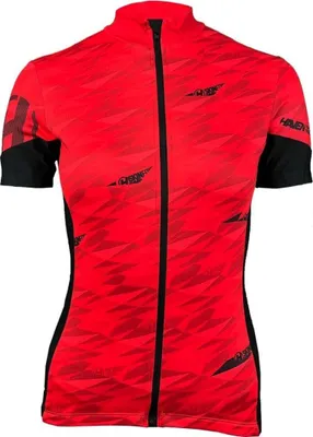Produktbild von HAVEN Kurzarm Fahrradtrikot - SKINFIT NEO WOMEN - Rot/Schwarz L