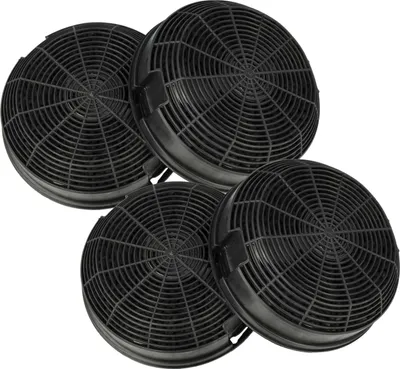 Produktbild von vhbw 4x Aktivkohlefilter Ersatz für ZANKER 9029800571, 50292969008, 4055046520 für Dunstabzugshaube - 15,3 cm
