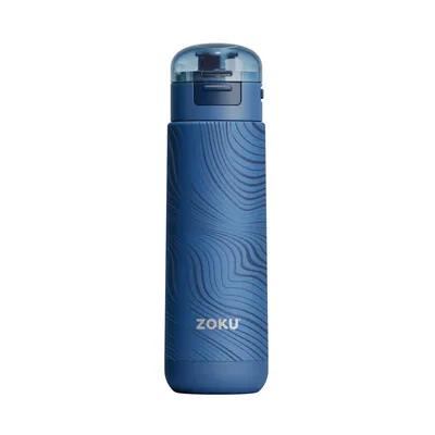 Image de ZOKU Zoku - Edelstahl Trinkflasche Sport 0,5L Blue Wawy ZK 504-302 815706024362