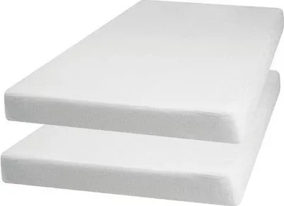 Produktbild von playshoes Frottee-Spannbettlaken 2er Pack 70x120 cm weiß