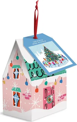 Immagine prodotto di GALISON puzzle Pattinaggio sul ghiaccio intorno all'albero di Natale 130 pezzi