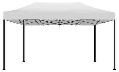 Immagine prodotto di Kebon Tenda / Gazebo Per Giardino 3X4,5 Mt Impermeabile Tendone Pieghevole Per Fiere E Mercati  Colore Bianco