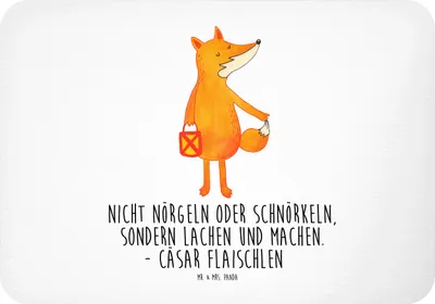 Produktbild von Mr. & Mrs. Panda magnet Fuchs Laterne - Weiß - Geschenk, whiteboardmagnet, Sankt Martin, Optimistisch, bildmagnet, Liebeskummer Spruch, designmagnet, haftmagnet, Positiv