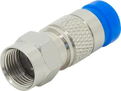Produktbild von RG6 Kupfer Kompressionsstecker 30mm für SAT Anlagen